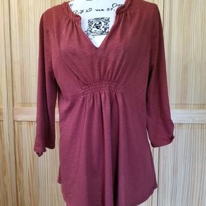 Womens 3/4 Length Sleeve Top